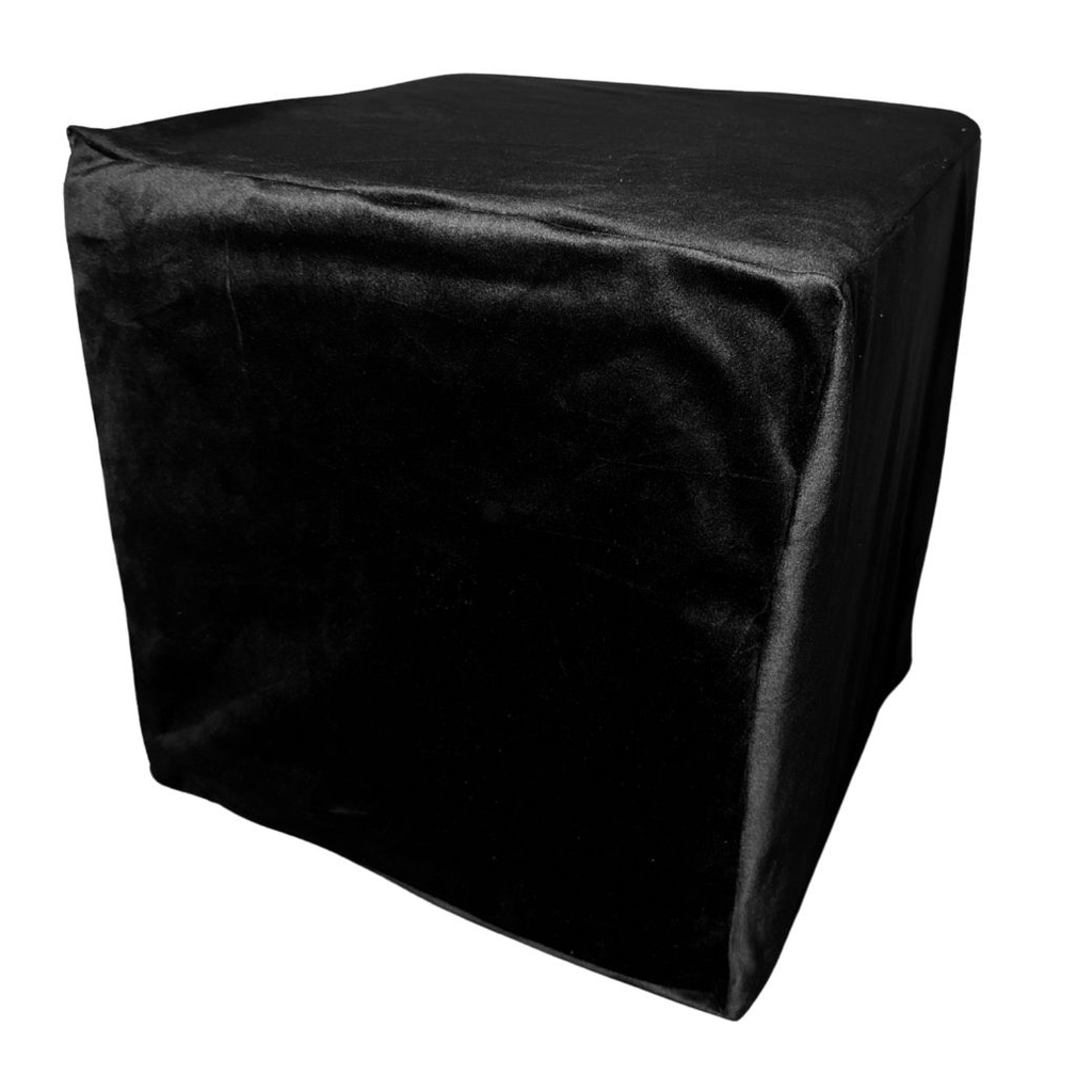 Pokrowiec na pufę - czarny