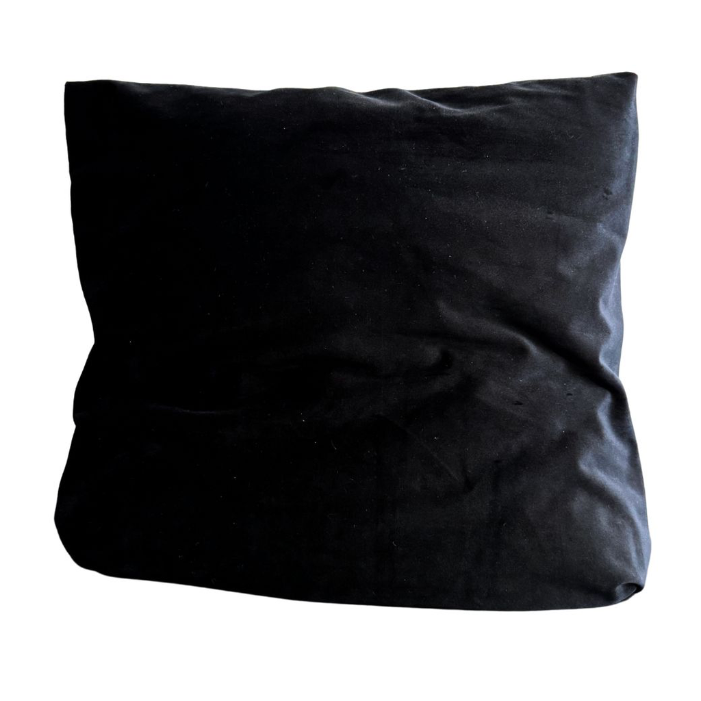 Poduszka czarna welur 