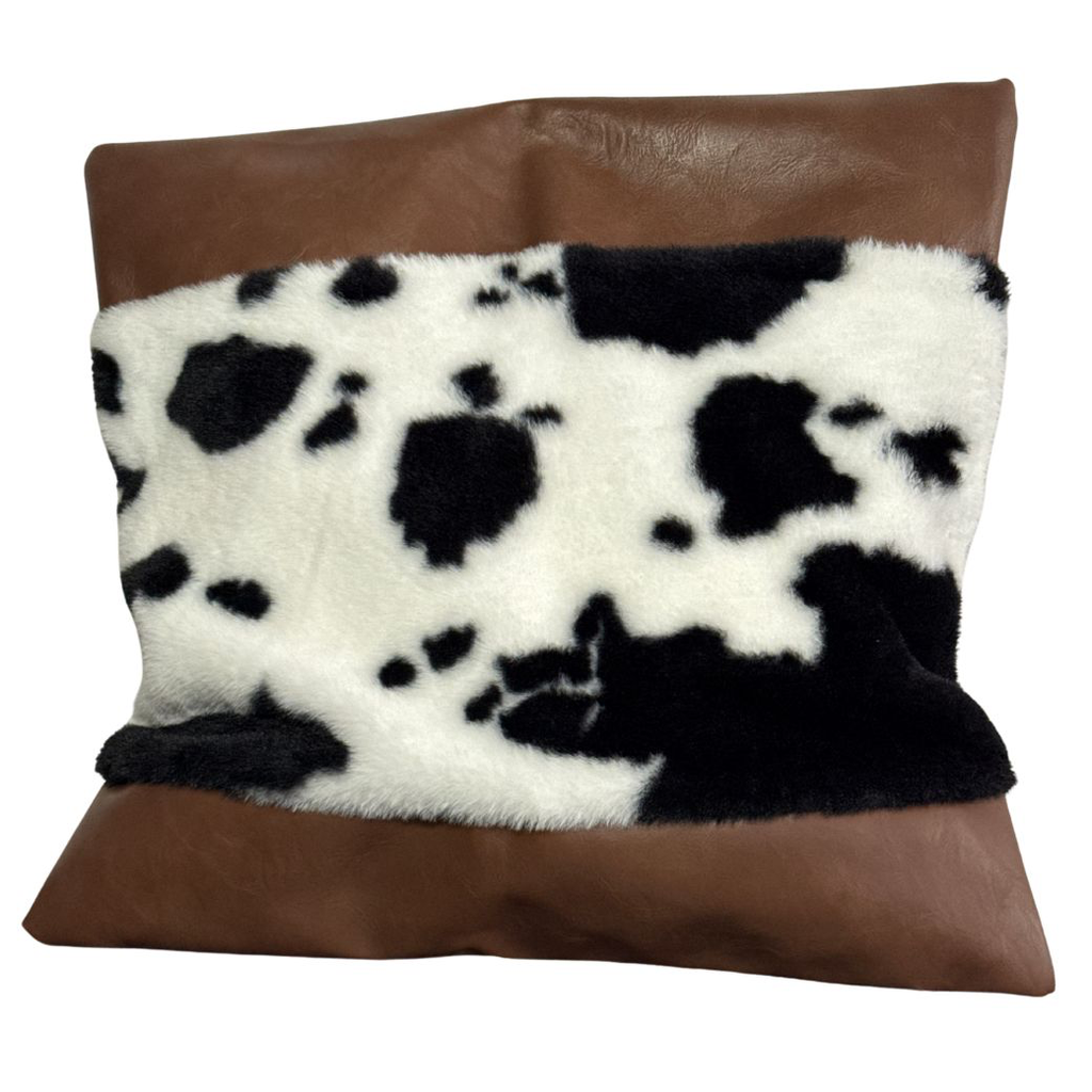 Poduszka - krowa z brązem