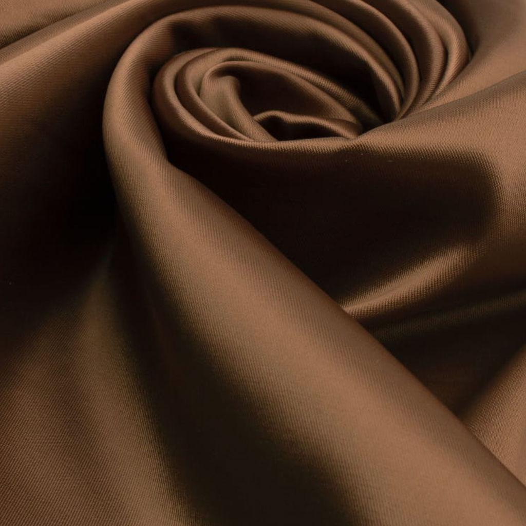 Serweta jasny brąz satynowa