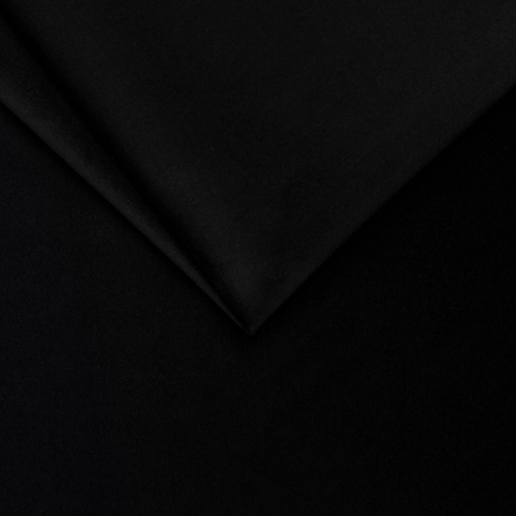 Obrus czarny velvet (okrągły)